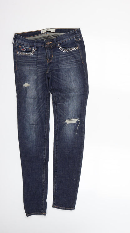 Hollister Womens Blue   Skinny Jeans Size 35 L29 in