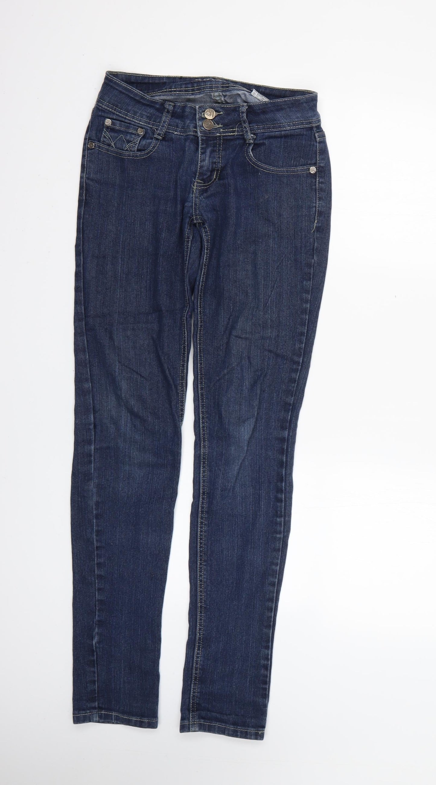Krisp Womens Blue   Skinny Jeans Size 6 L31 in