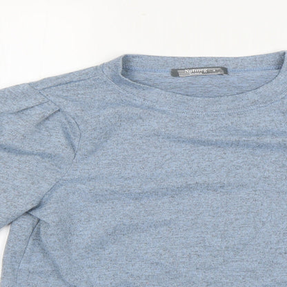 Nutmeg Womens Blue   Pullover Jumper Size 8