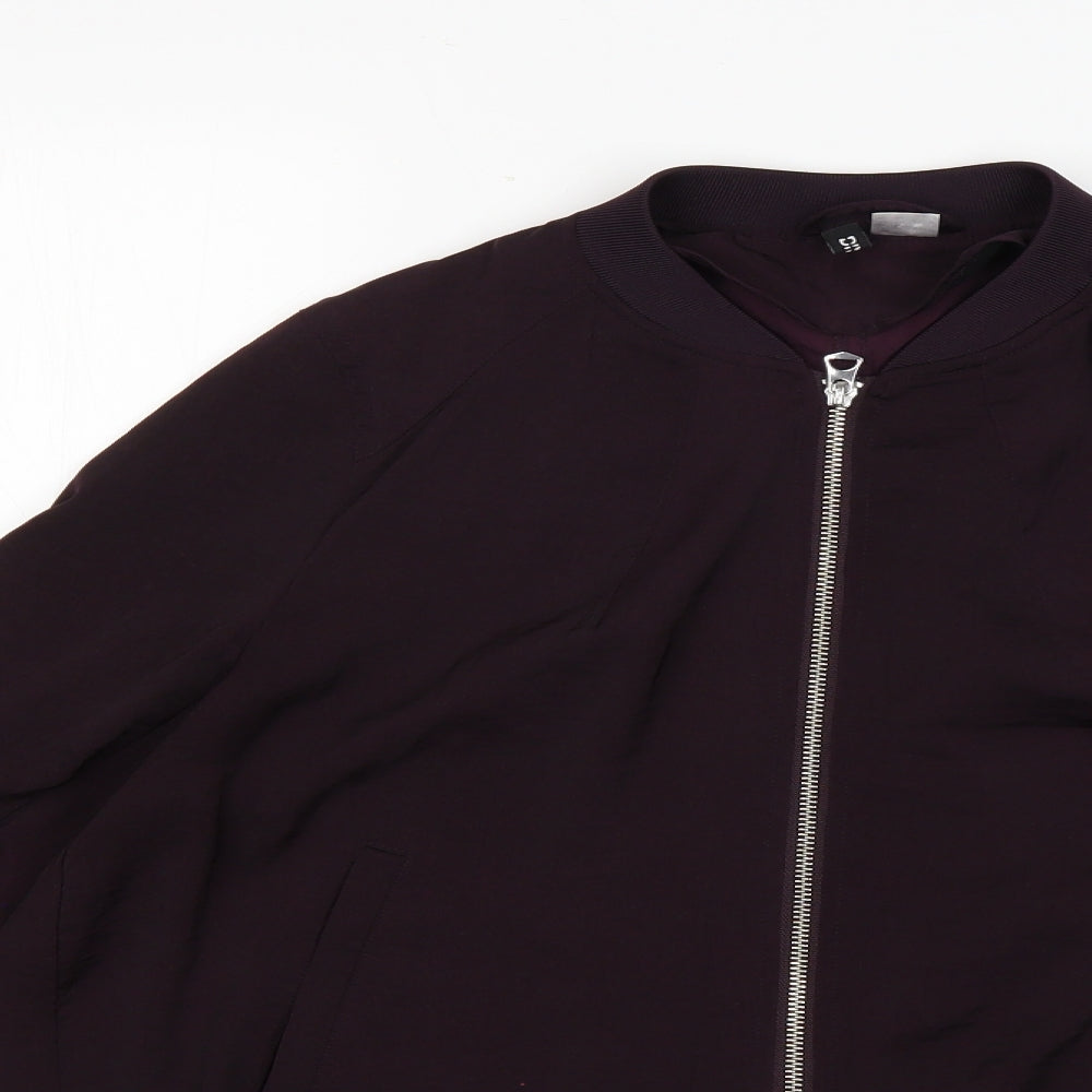 Womens UK Size 14 H&M Purple Jacket