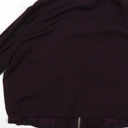 Womens UK Size 14 H&M Purple Jacket