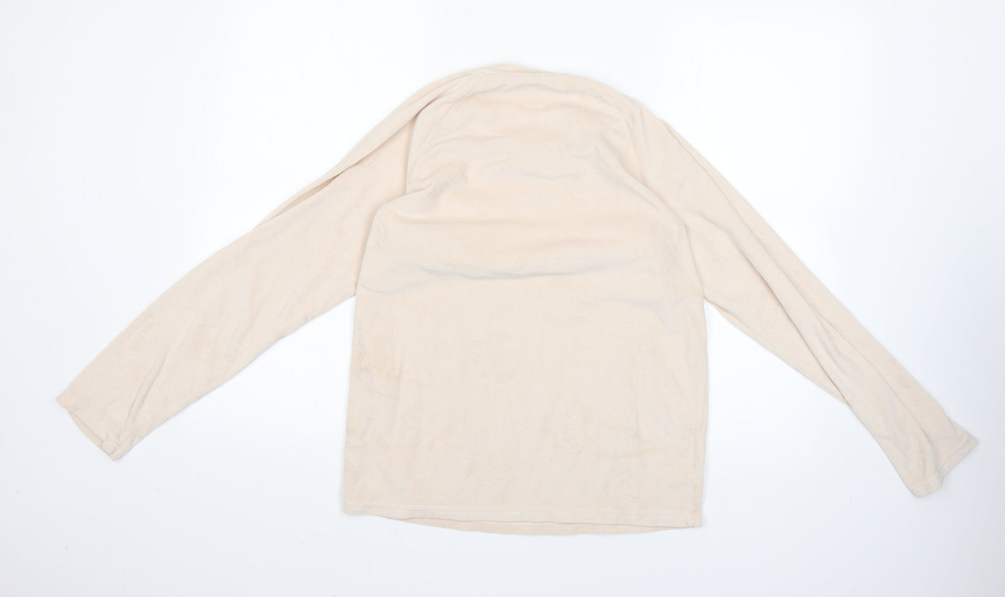 Love to Lounge Womens Beige Geometric  Top Pyjama Top Size 6