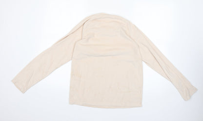 Love to Lounge Womens Beige Geometric  Top Pyjama Top Size 6