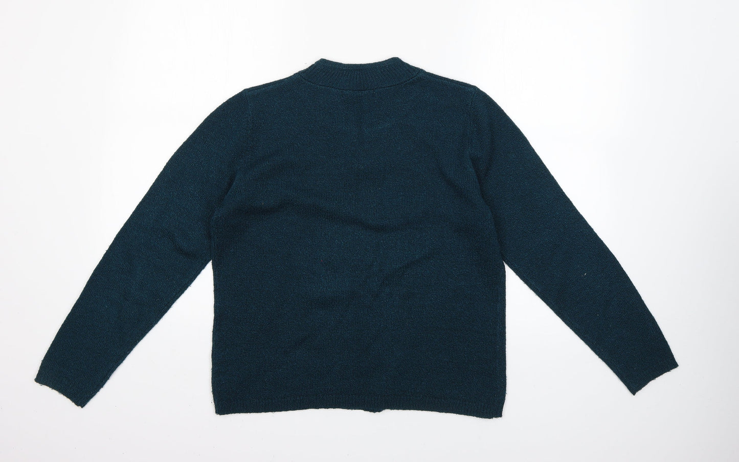 Womens UK Size S BM Green Pullover Jumper