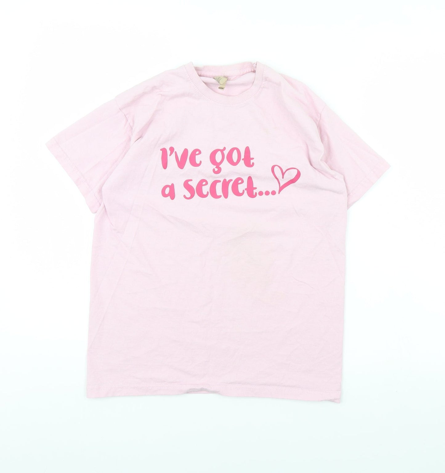 Fruit of the Loom Girls Pink   Basic T-Shirt Size 12 Years  - Going to be a big sister