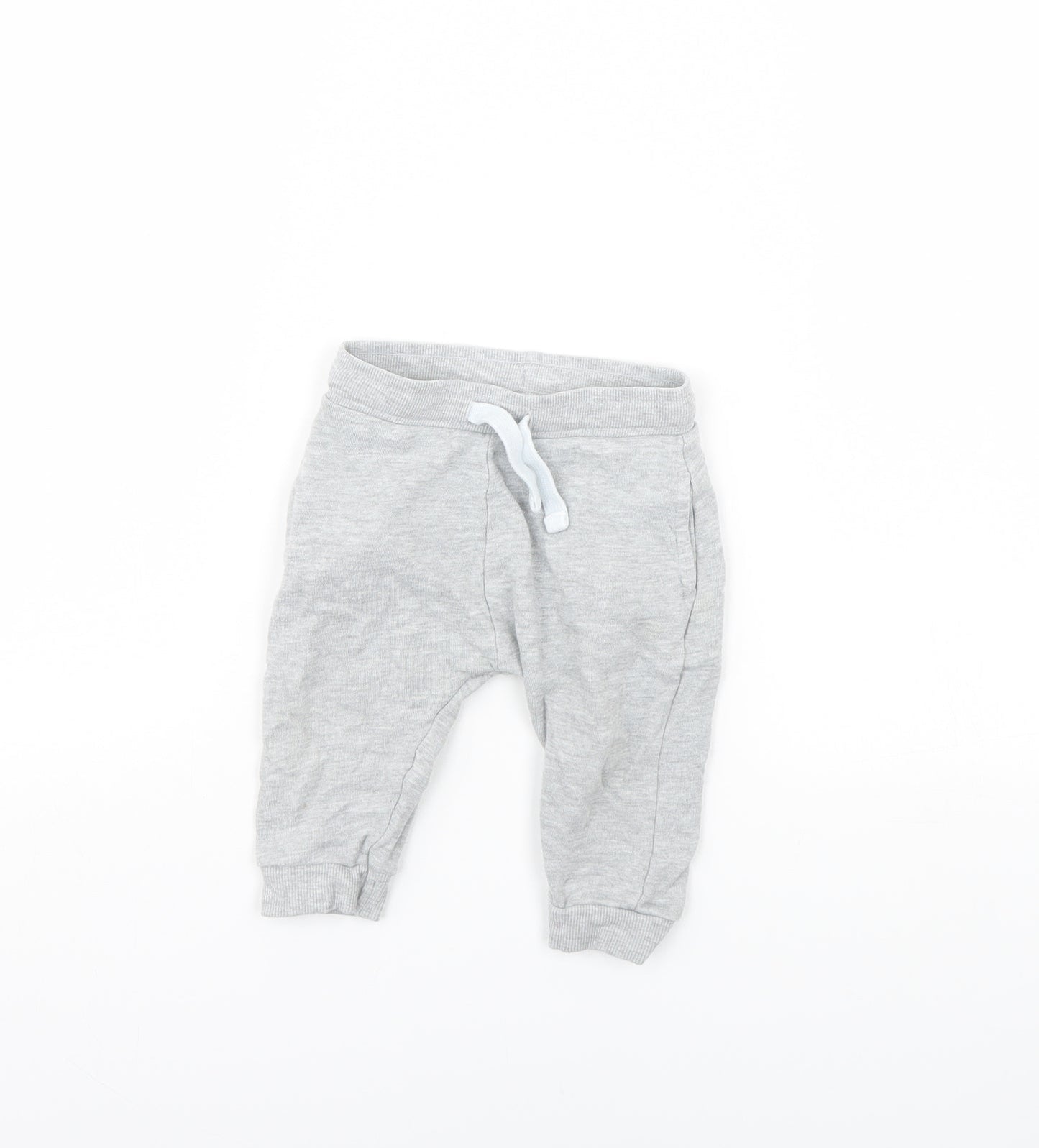 Preworn Baby Grey   Jogger Trousers Size 9 Months