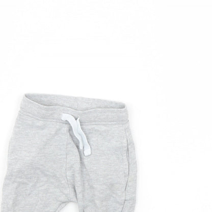 Preworn Baby Grey   Jogger Trousers Size 9 Months