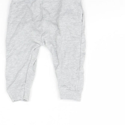 Preworn Baby Grey   Jogger Trousers Size 9 Months