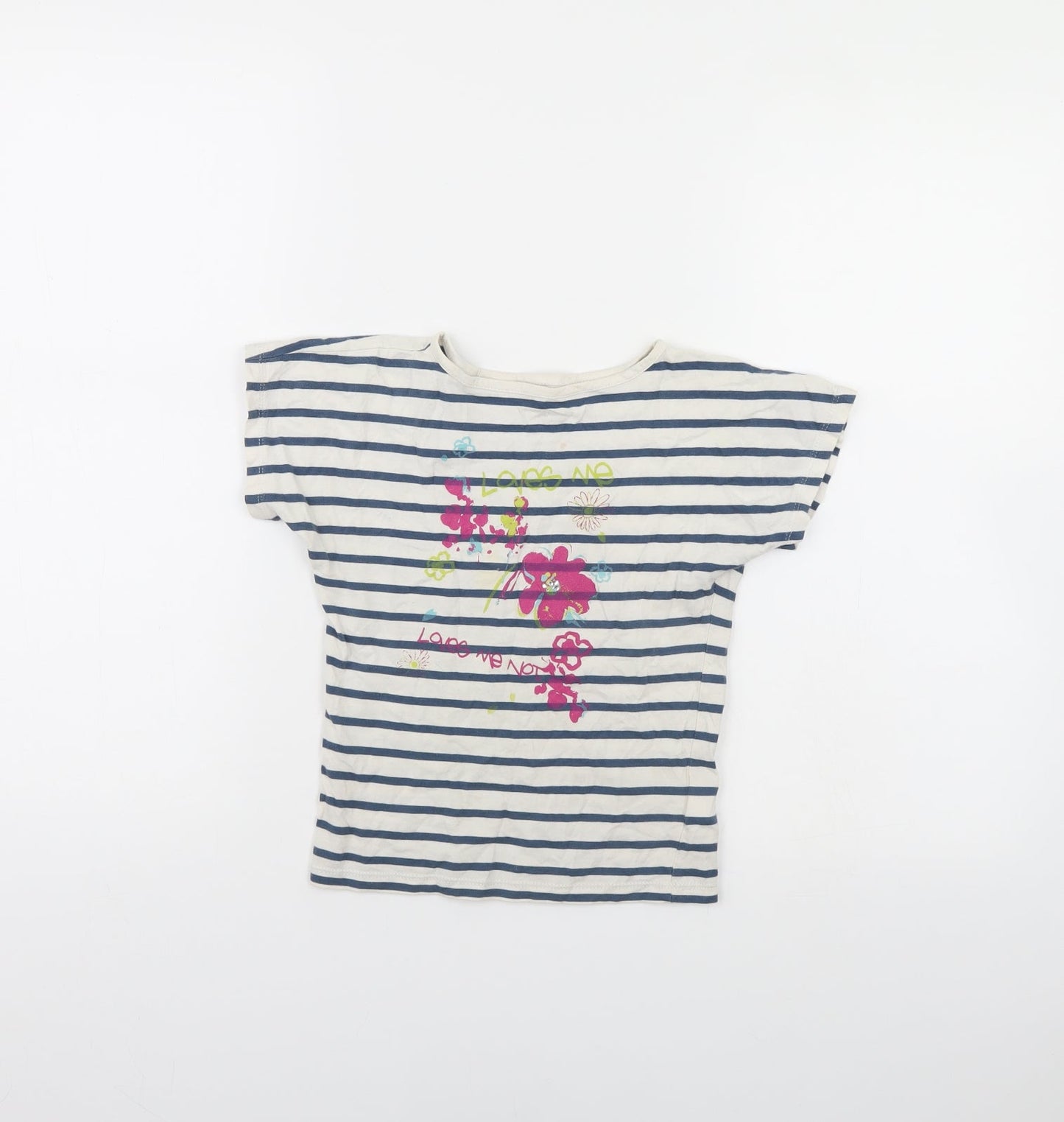Orchestra Girls Blue Spotted  Basic T-Shirt Size 5 Years
