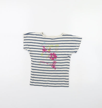 Orchestra Girls Blue Spotted  Basic T-Shirt Size 5 Years