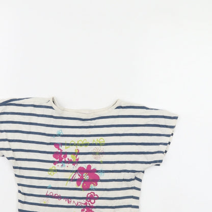 Orchestra Girls Blue Spotted  Basic T-Shirt Size 5 Years