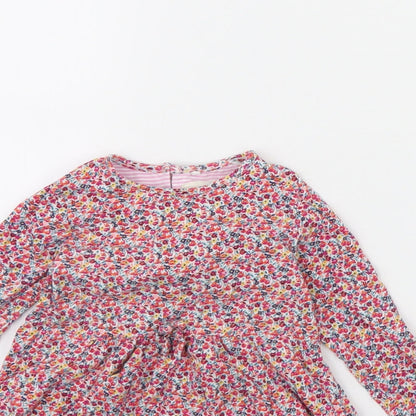 NEXT Girls Red Floral  Fit & Flare  Size 12 Months