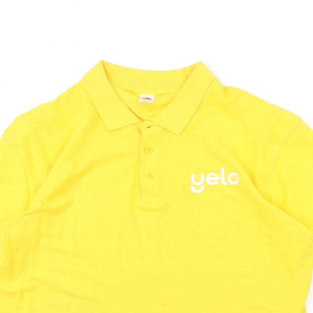 Mens UK Size XL Fruit of the Loom Cotton Polo Shirt