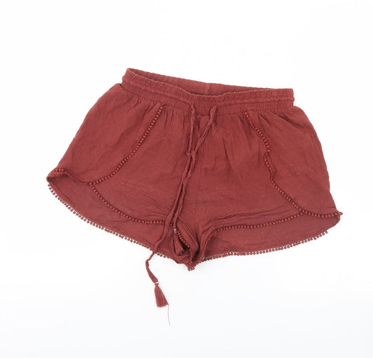 New Look Womens Brown   Culotte Shorts Size 10