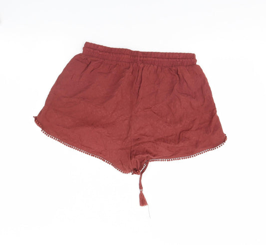 New Look Womens Brown   Culotte Shorts Size 10