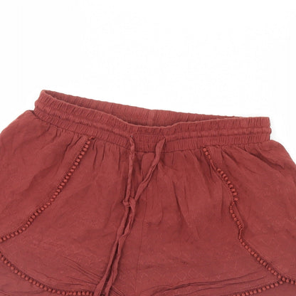 New Look Womens Brown   Culotte Shorts Size 10