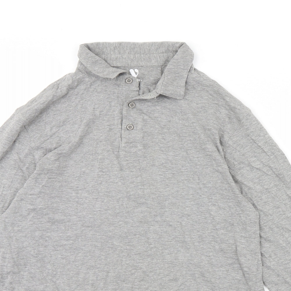 Very Mens Grey    Polo Size M