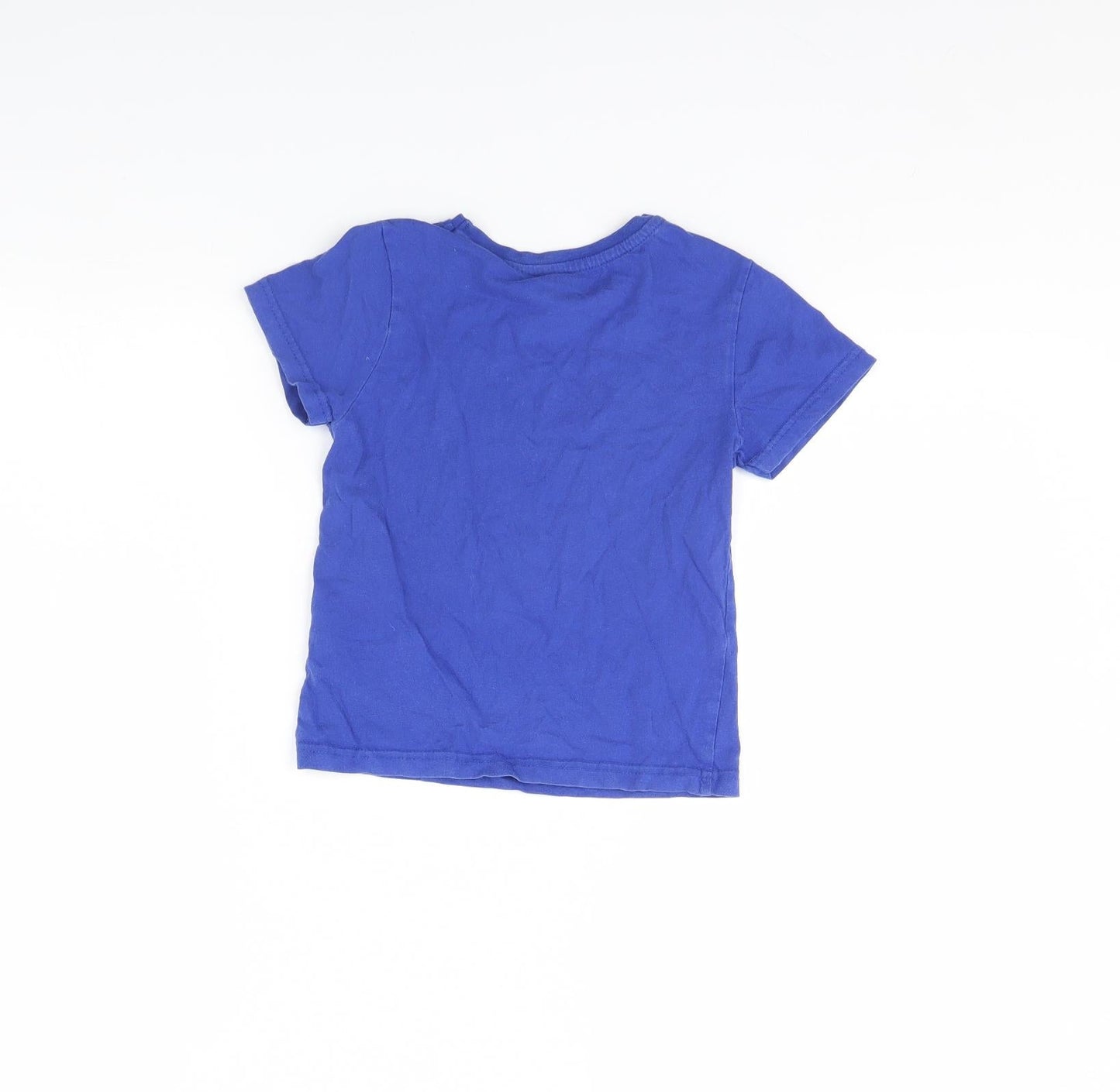 Primark Boys Blue   Basic T-Shirt Size 4 Years  - Super hero