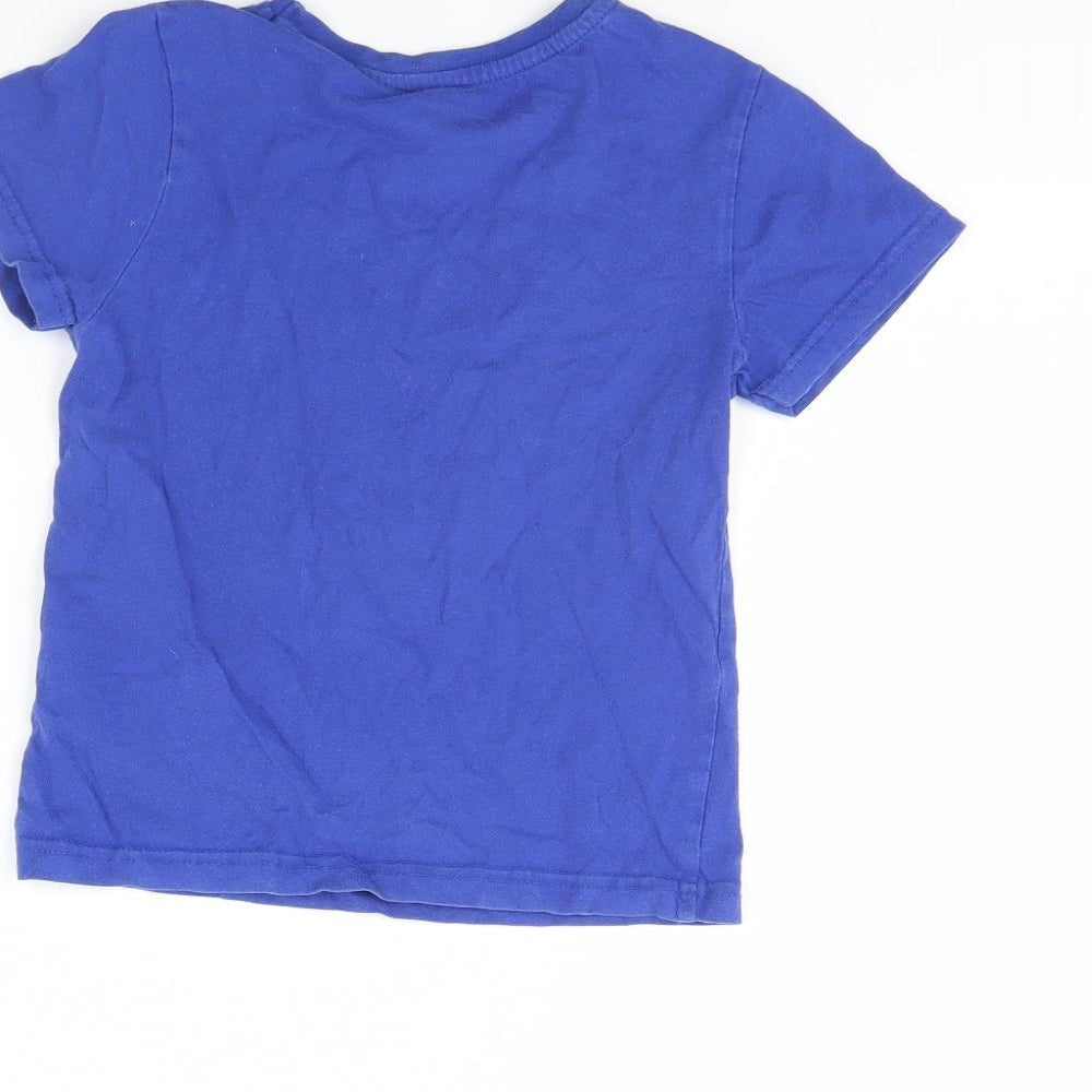 Primark Boys Blue   Basic T-Shirt Size 4 Years  - Super hero