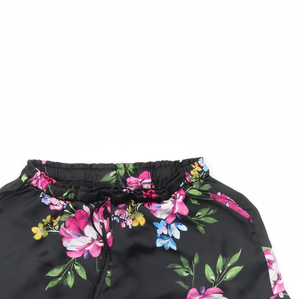 Love to lounge Womens Black Floral  Cami Pyjama Pants Size S