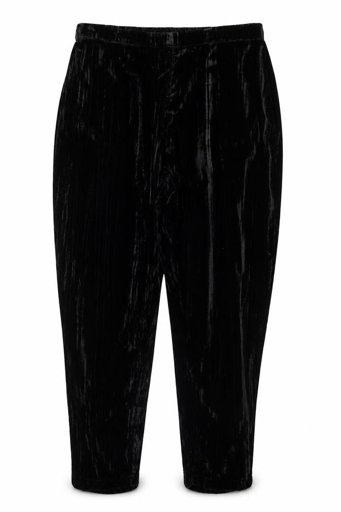 Front view of Capsule women’s black trousers, size UK 14, 28-inch leg