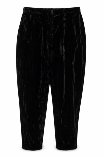 Front view of Capsule women’s black trousers, size UK 14, 28-inch leg