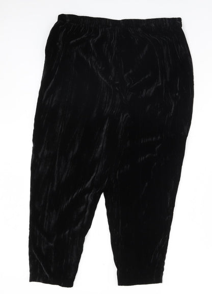 Womens UK Size 14 Capsule Regular Fit  Black Trousers