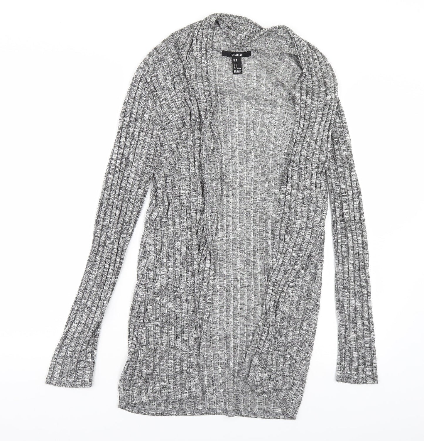 FOREVER 21 Womens Grey   Cardigan Jumper Size M