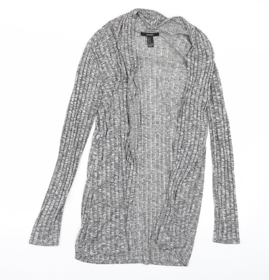 FOREVER 21 Womens Grey   Cardigan Jumper Size M