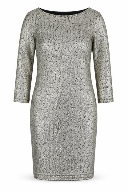 Topshop Womens Gold   Bodycon  Size 6