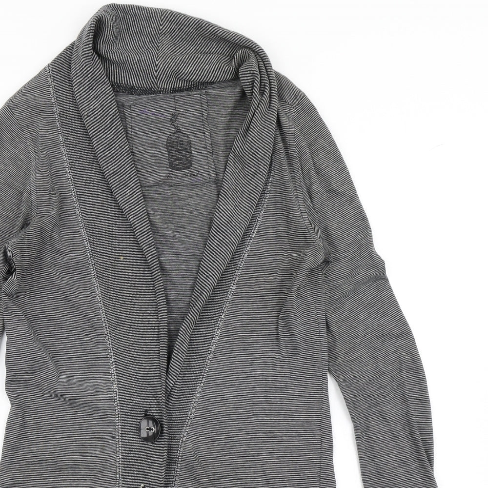 Womens UK Size 8 River Island Grey Cardigan Jumper