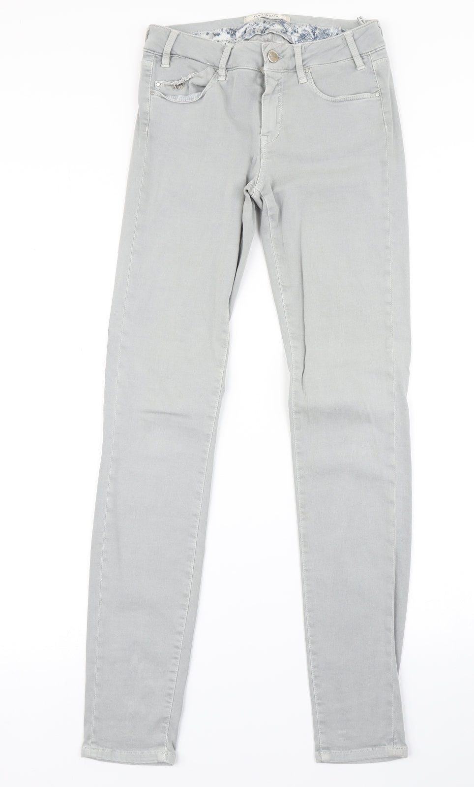 Tramarossa Womens Grey  Denim Skinny Jeans Size 26 in L30 in