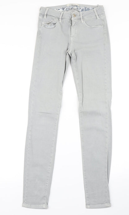 Tramarossa Womens Grey  Denim Skinny Jeans Size 26 in L30 in