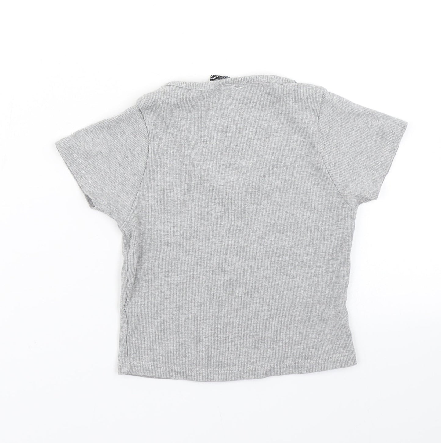 Select Girls Grey   Basic T-Shirt Size 10-11 Years