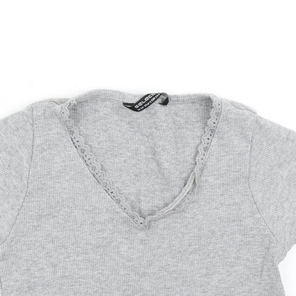 Select Girls Grey   Basic T-Shirt Size 10-11 Years