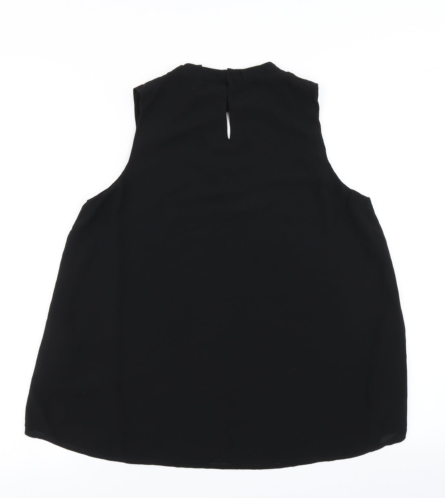 Womens UK Size 8 New Look Black Basic Blouse