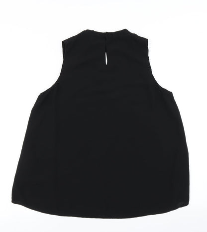 Womens UK Size 8 New Look Black Basic Blouse