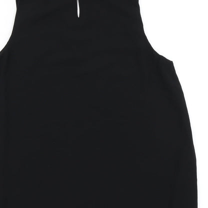 Womens UK Size 8 New Look Black Basic Blouse
