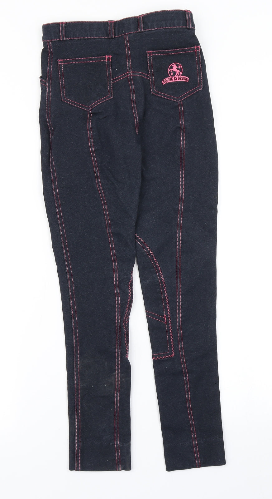 Equine-by-Design Womens Blue  Denim Skinny Jeans Size 24 in L24 in