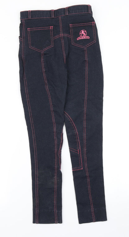 Equine-by-Design Womens Blue  Denim Skinny Jeans Size 24 in L24 in
