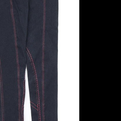 Equine-by-Design Womens Blue  Denim Skinny Jeans Size 24 in L24 in