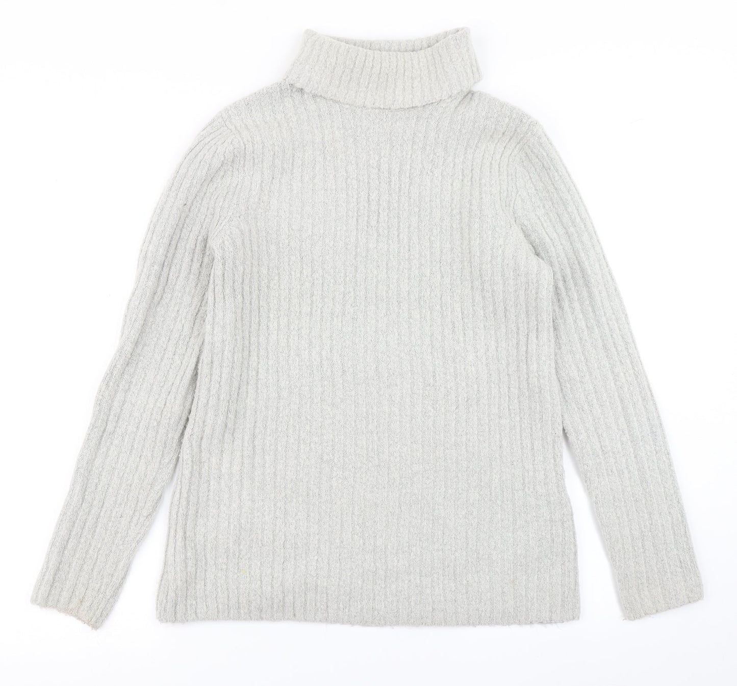 Womens UK Size M Papaya Grey Pullover Jumper