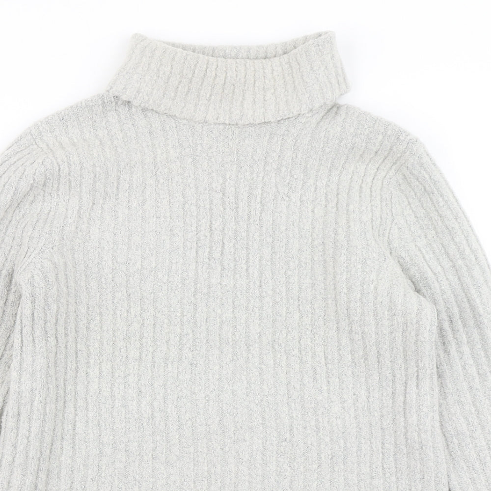 Womens UK Size M Papaya Grey Pullover Jumper