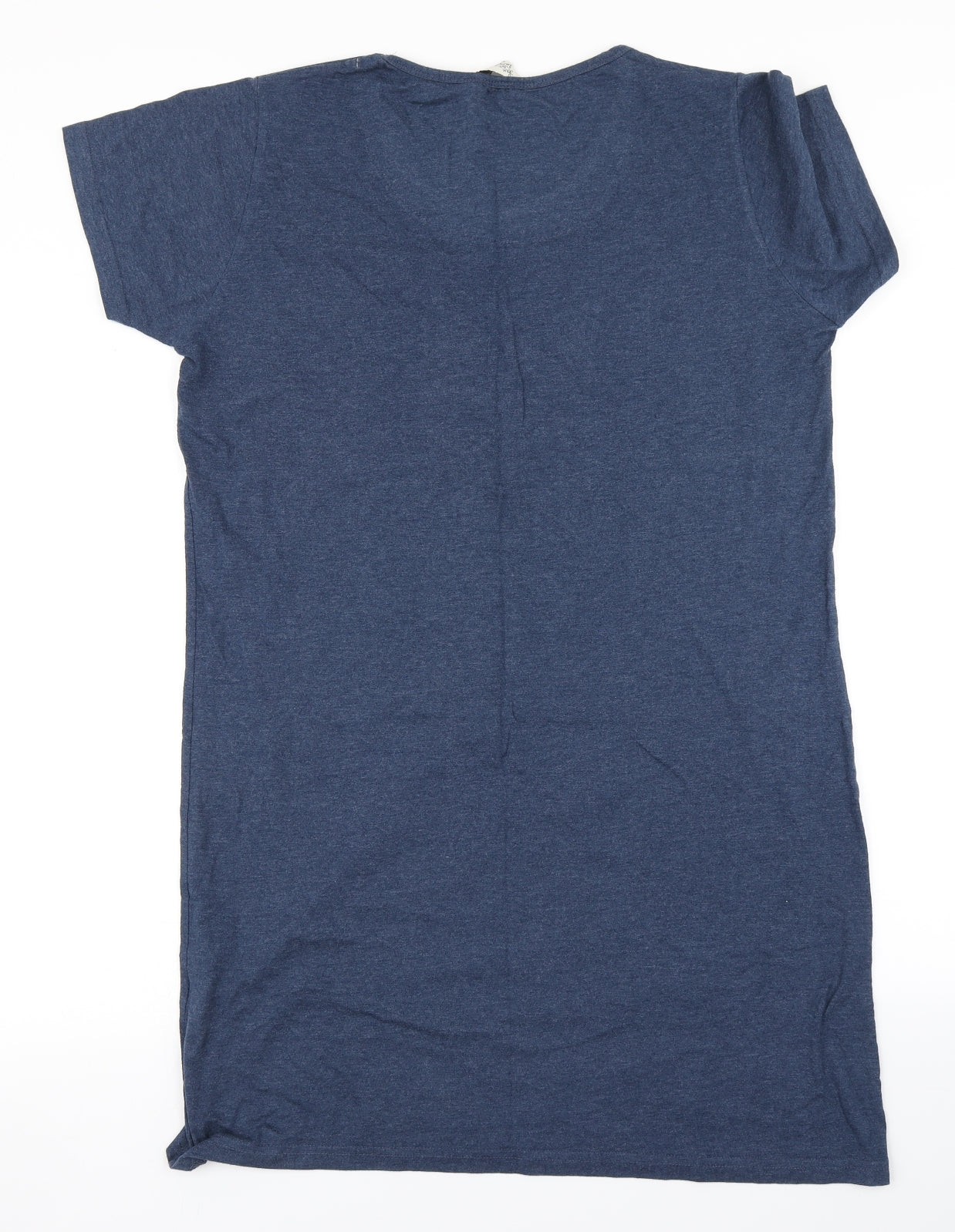 Love to Lounge Womens Blue Solid  Top Dress Size M