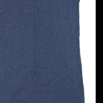 Love to Lounge Womens Blue Solid  Top Dress Size M