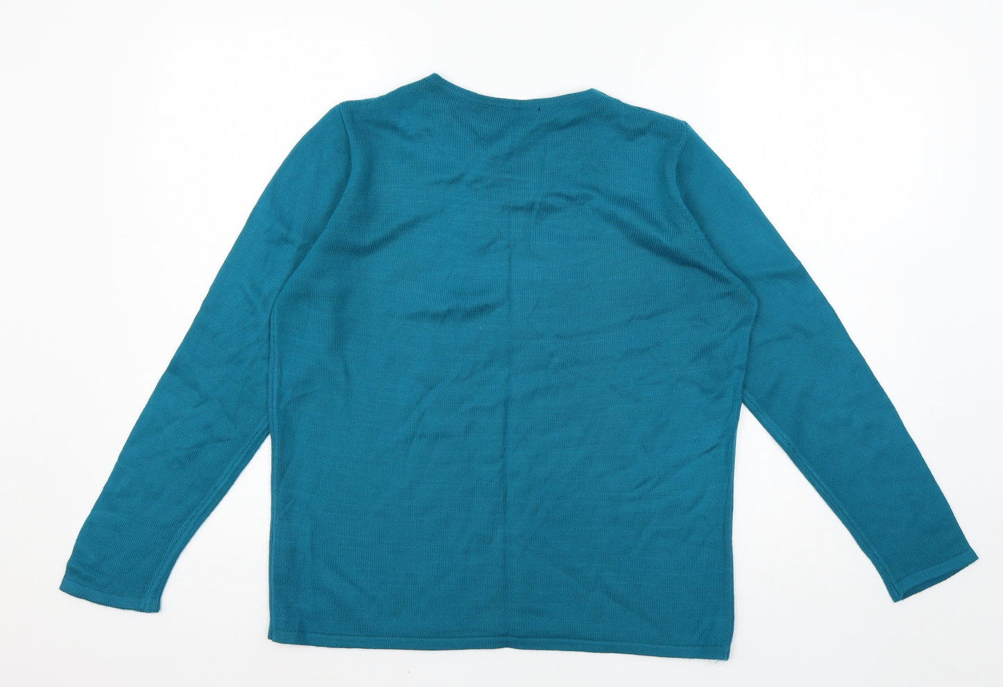Womens UK Size M Alexara Blue Pullover Jumper
