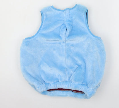 George Baby Blue Geometric  Babydoll One Piece One Size  - Monster Fancy Dress
