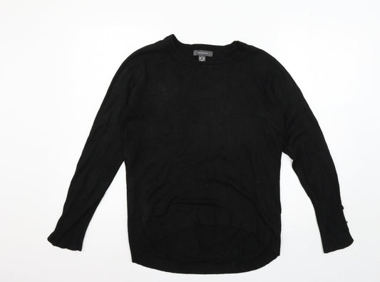 Primark Womens Black  Knit Pullover Jumper Size 10