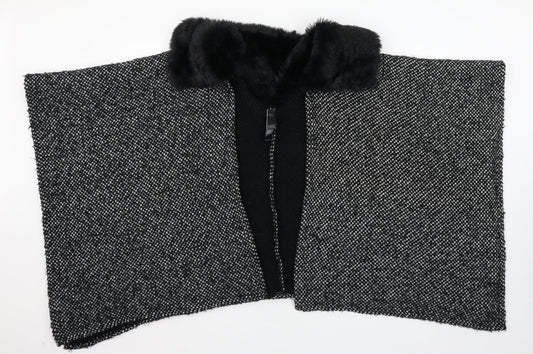 Womens UK Size One Size Marks and Spencer Black Cardigan Jumper