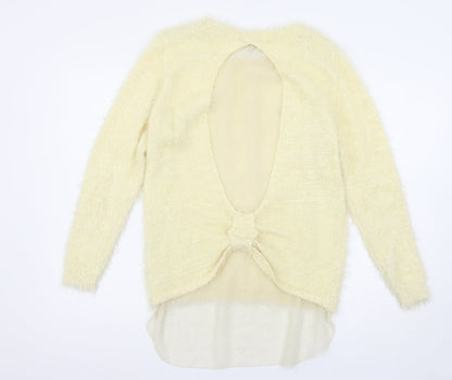 Womens UK Size 12 Mandi Ivory Pullover Jumper